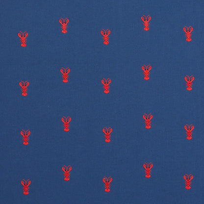 SCHUMACHER  EXQUISITE EMBROIDERIES LOBSTER EMBROIDERY EMBROIDERIES EMBROIDERIES NAVY   - 78800