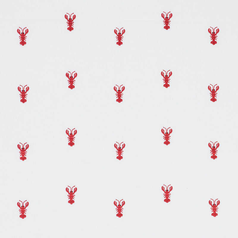 SCHUMACHER  EXQUISITE EMBROIDERIES LOBSTER EMBROIDERY EMBROIDERIES EMBROIDERIES WHITE   - 78801