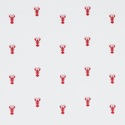 SCHUMACHER  EXQUISITE EMBROIDERIES LOBSTER EMBROIDERY EMBROIDERIES EMBROIDERIES WHITE   - 78801