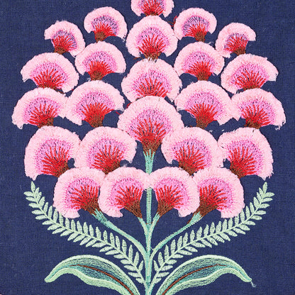 SCHUMACHER  EXQUISITE EMBROIDERIES AURELIA EMBROIDERY EMBROIDERIES EMBROIDERIES NAVY   - 78810