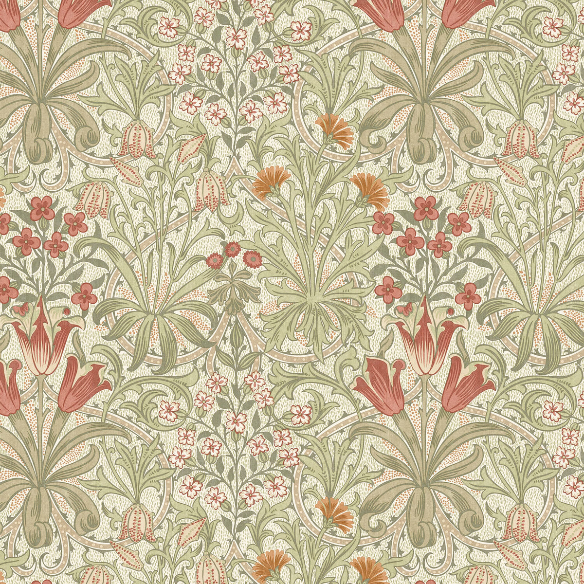 STOUT TEXTILES  MULTIPURPOSE,PRINT TRANSITIONAL,, FLORAL PUMPKIN   - 7882-4