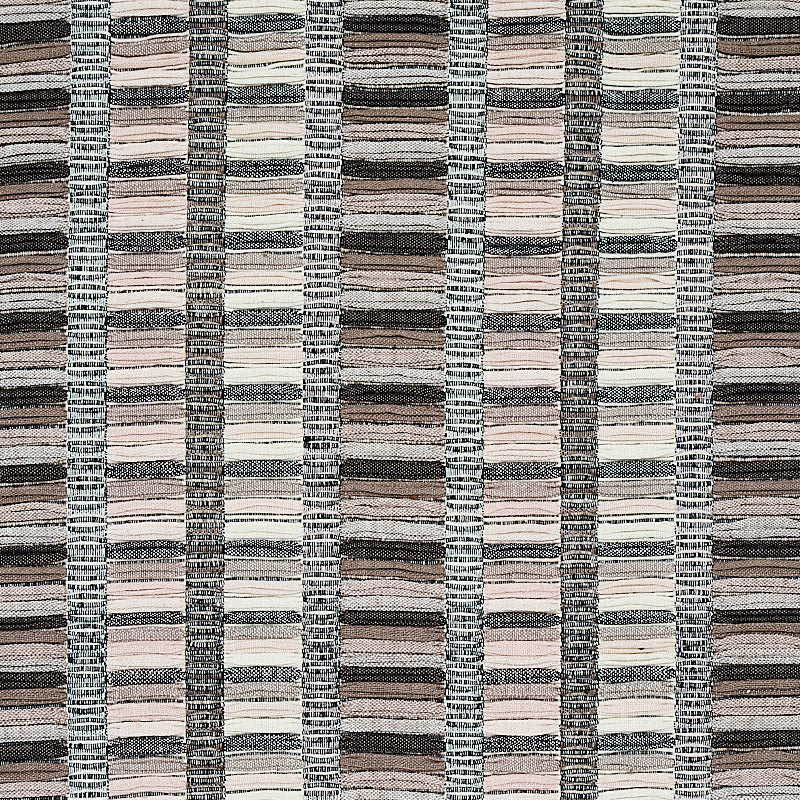 SCHUMACHER  A RUM FELLOW PALOPO HAND WOVEN STRIPE PATTERN WOVENS PATTERN WOVENS BLACK   - 78820