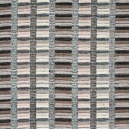 SCHUMACHER  A RUM FELLOW PALOPO HAND WOVEN STRIPE PATTERN WOVENS PATTERN WOVENS BLACK   - 78820