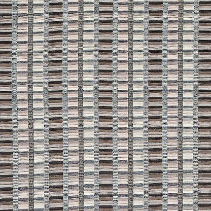 SCHUMACHER  A RUM FELLOW PALOPO HAND WOVEN STRIPE PATTERN WOVENS PATTERN WOVENS BLACK   - 78820