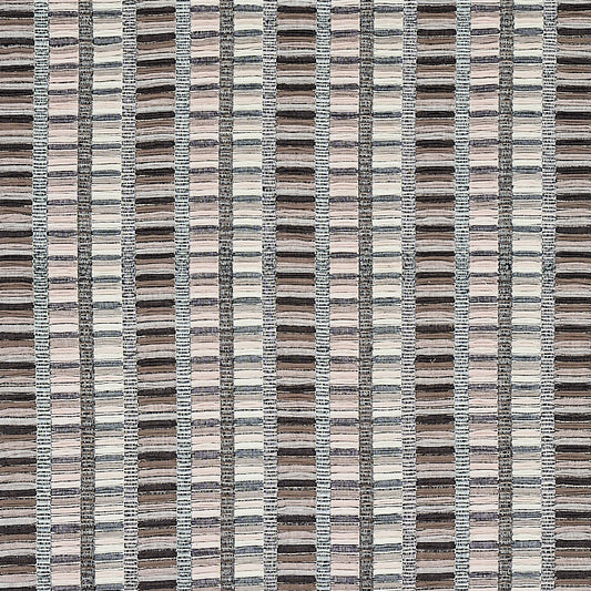 SCHUMACHER  A RUM FELLOW PALOPO HAND WOVEN STRIPE PATTERN WOVENS PATTERN WOVENS BLACK   - 78820