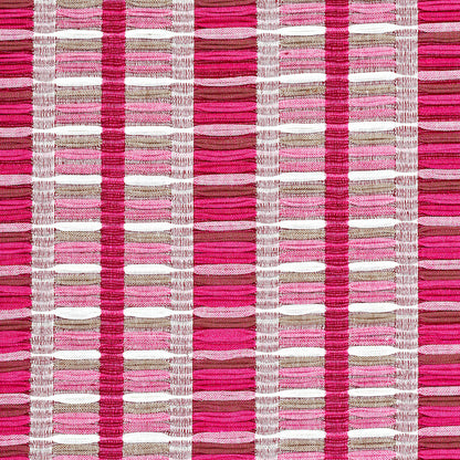 SCHUMACHER  A RUM FELLOW PALOPO HAND WOVEN STRIPE PATTERN WOVENS PATTERN WOVENS FLAMINGO   - 78821