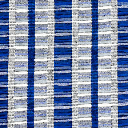 SCHUMACHER  A RUM FELLOW PALOPO HAND WOVEN STRIPE PATTERN WOVENS PATTERN WOVENS AZUL   - 78822