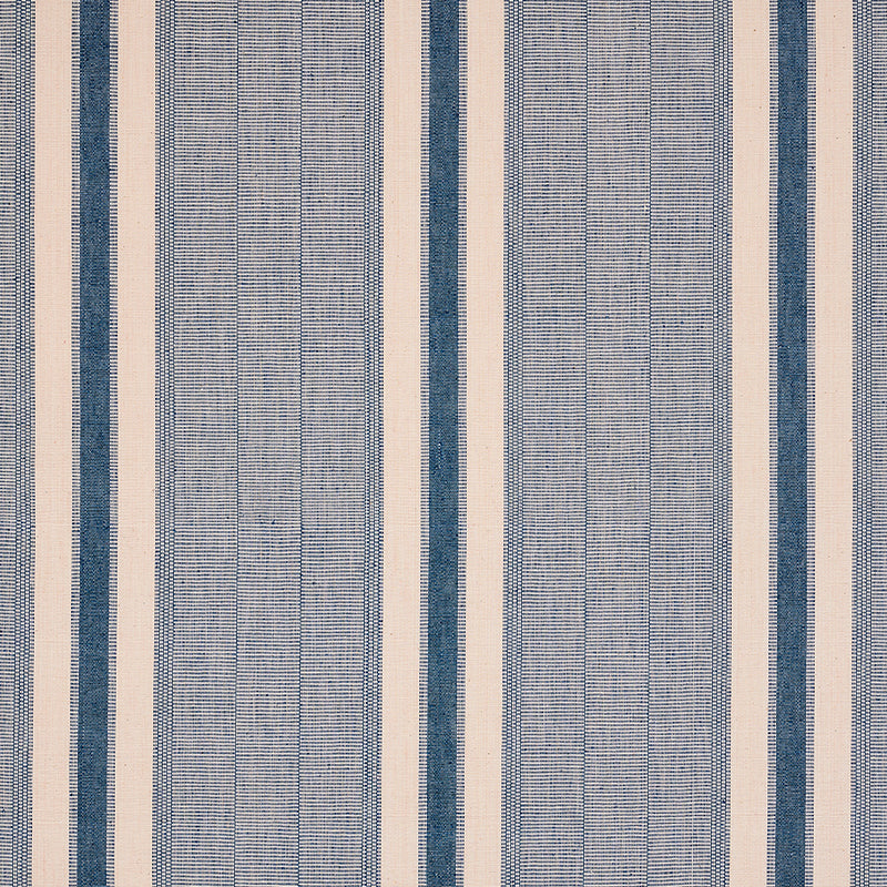 SCHUMACHER  A RUM FELLOW IPALA HAND WOVEN STRIPE PATTERN WOVENS PATTERN WOVENS OCEAN   - 78830