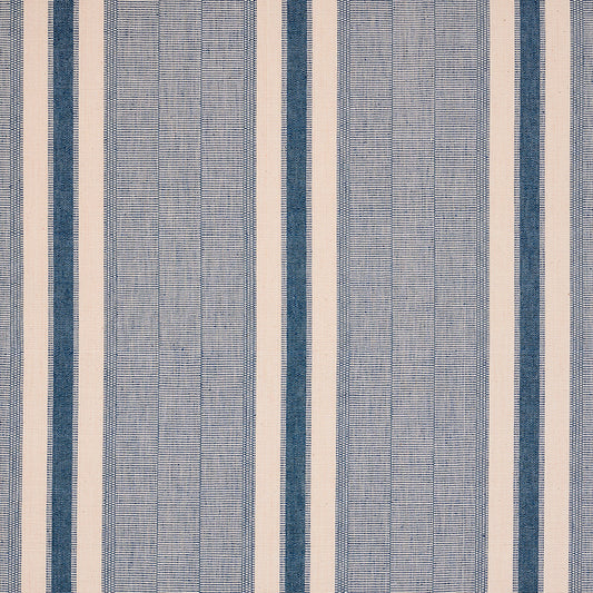 SCHUMACHER  A RUM FELLOW IPALA HAND WOVEN STRIPE PATTERN WOVENS PATTERN WOVENS OCEAN   - 78830