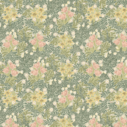 STOUT TEXTILES  MULTIPURPOSE,PRINT TRANSITIONAL,, FLORAL APPLE,SEEDLING,SPRING   - 7885-1