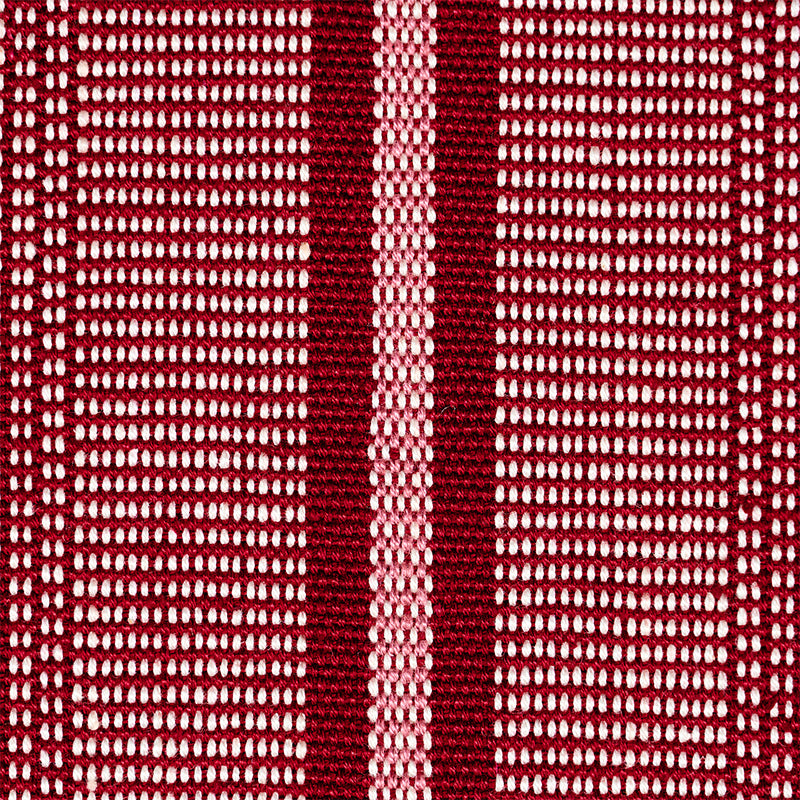 SCHUMACHER  A RUM FELLOW PANAN HAND WOVEN STRIPE PATTERN WOVENS PATTERN WOVENS CLARET   - 78850