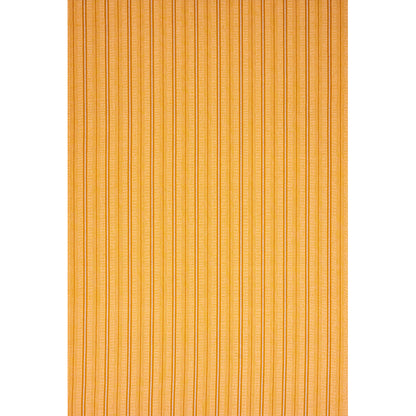 Mustard orange corduroy fabric with vertical ribs; textile swatch.