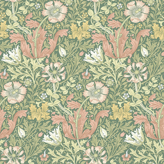 STOUT TEXTILES  MULTIPURPOSE,VELVET TRANSITIONAL,, FLORAL CAMELIA   - 7886-1