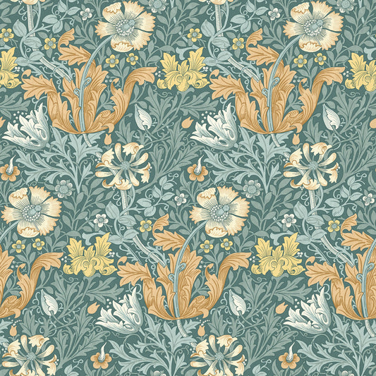 STOUT TEXTILES  MULTIPURPOSE,VELVET TRANSITIONAL,, FLORAL SHORELINE   - 7886-2