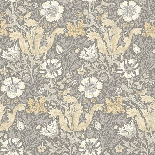 STOUT TEXTILES  MULTIPURPOSE,VELVET TRANSITIONAL,, FLORAL SILVER,CHROME   - 7886-4