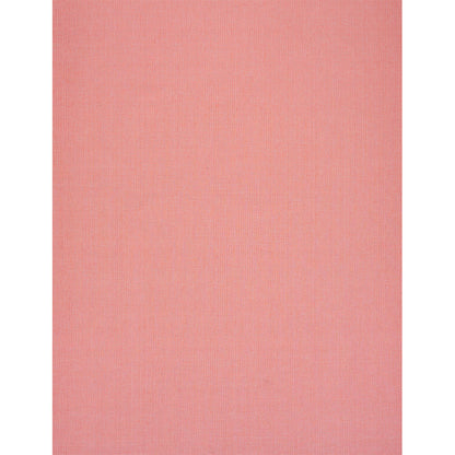 Pink linen-textured fabric swatch with subtle weave, ideal for dresses, home decor or crafts