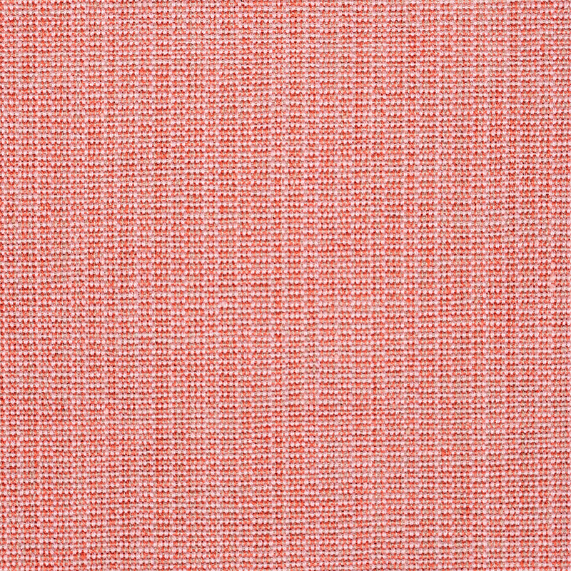 Coral orange woven fabric close-up showing a tight grid-like textile texture.