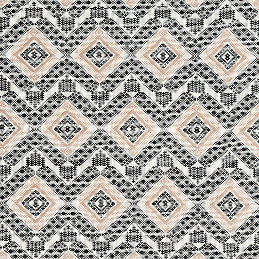 SCHUMACHER  A RUM FELLOW OCOSITO HAND WOVEN PATTERN WOVENS PATTERN WOVENS BLACK   - 78900