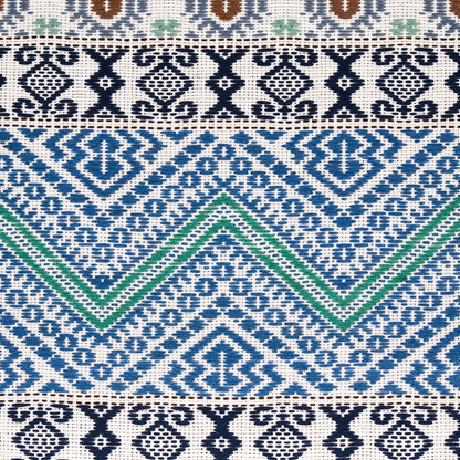 SCHUMACHER  A RUM FELLOW HOLMUL HAND WOVEN PATTERN WOVENS PATTERN WOVENS BLUE   - 78921