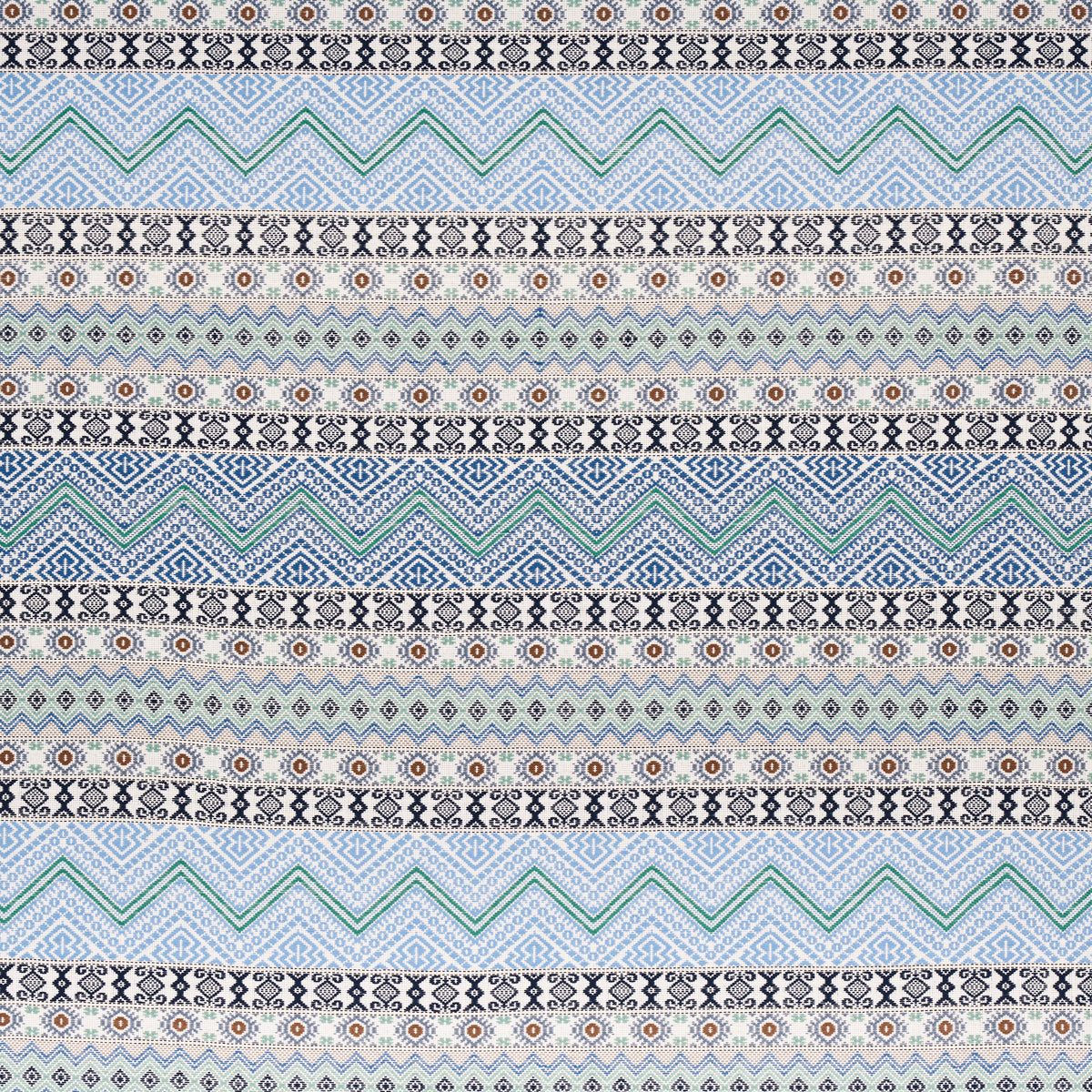 SCHUMACHER  A RUM FELLOW HOLMUL HAND WOVEN PATTERN WOVENS PATTERN WOVENS BLUE   - 78921