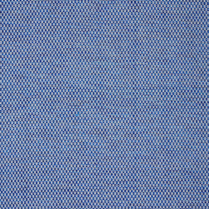 Blue gradient backdrop with a narrow checkered border along the bottom and right edges.