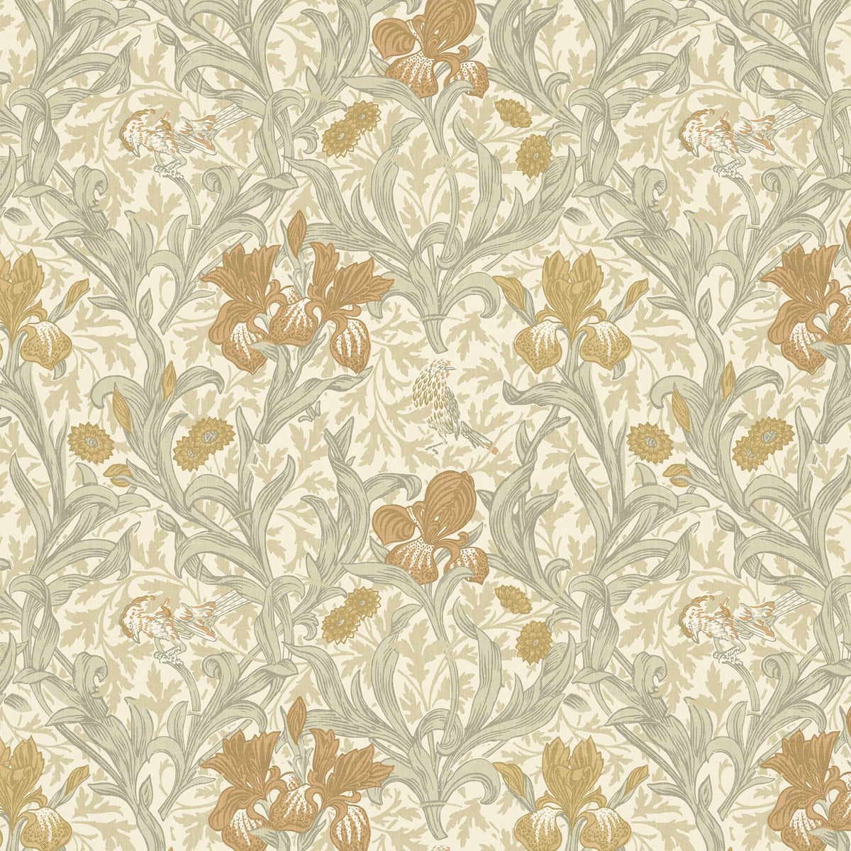 STOUT TEXTILES  MULTIPURPOSE,PRINT TRANSITIONAL,, FLORAL HONEY   - 7894-1