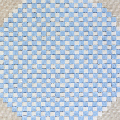 SCHUMACHER  SCANDINAVIAN MODERN Hansen Embroidery EMBROIDERIES,SHEERS & CASEMENTS EMBROIDERIES,SHEERS & CASEMENTS BLUE , LILAC   - 78941