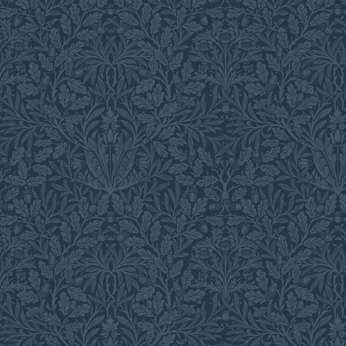 STOUT TEXTILES  MULTIPURPOSE,VELVET TRANSITIONAL,, LEAF INDIGO,INK   - 7895-2