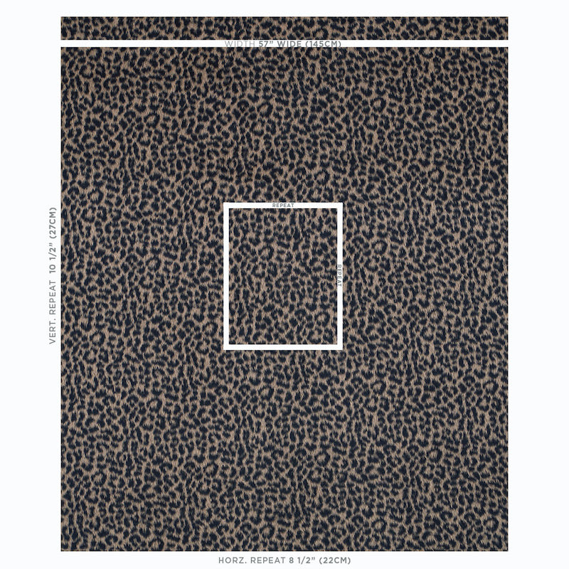 SCHUMACHER  RIVE GAUCHE LILYA LEOPARD PATTERN WOVENS PATTERN WOVENS NATURAL   - 78960
