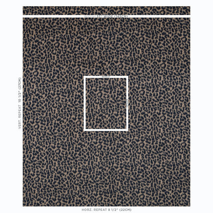 SCHUMACHER  RIVE GAUCHE LILYA LEOPARD PATTERN WOVENS PATTERN WOVENS NATURAL   - 78960