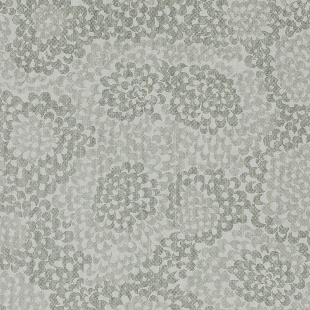 SCHUMACHER  RAOUL TEXTILES MUMS PRINTS PRINTS FOG   - 78N02