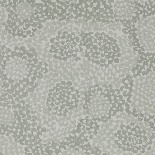 SCHUMACHER  RAOUL TEXTILES MUMS PRINTS PRINTS FOG   - 78N02