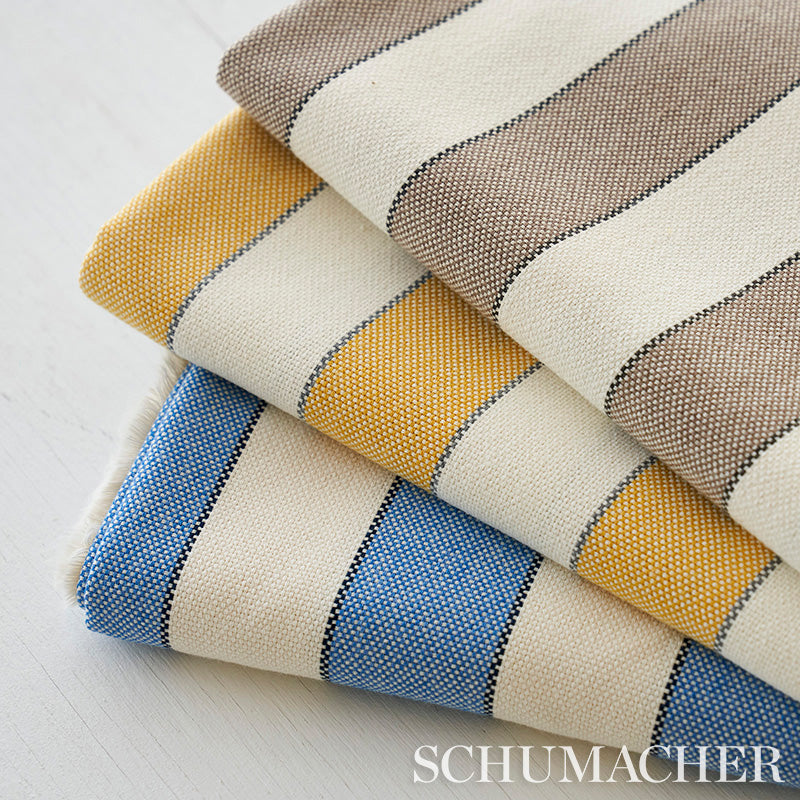 SCHUMACHER  INDOOR/OUTDOOR: PRINTS & WOVENS BLUMONT STRIPE INDOOR/OUTDOOR   Blue   - 79050