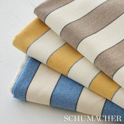 SCHUMACHER  INDOOR/OUTDOOR: PRINTS & WOVENS BLUMONT STRIPE INDOOR/OUTDOOR   Blue   - 79050