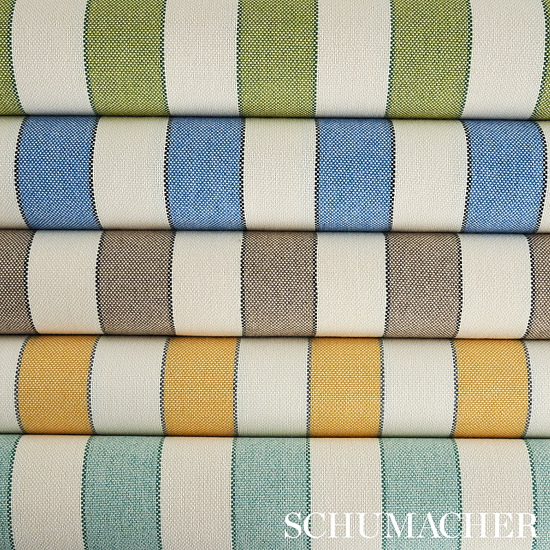 SCHUMACHER  INDOOR/OUTDOOR: PRINTS & WOVENS BLUMONT STRIPE INDOOR/OUTDOOR   Blue   - 79050