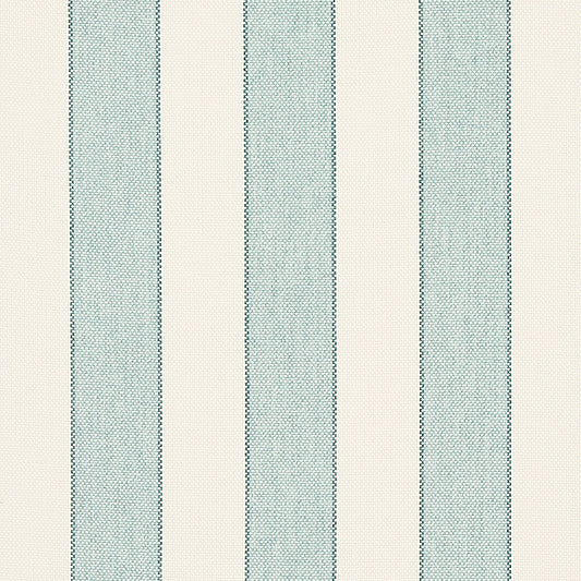 SCHUMACHER  THE GOOD LIFE INDOOR/OUTDOOR BLUMONT STRIPE INDOOR/OUTDOOR PATTERN WOVEN,HIGH PERFORMANCE,INDOOR & OUTDOOR PATTERN WOVEN,HIGH PERFORMANCE,INDOOR & OUTDOOR AQUA   - 79053