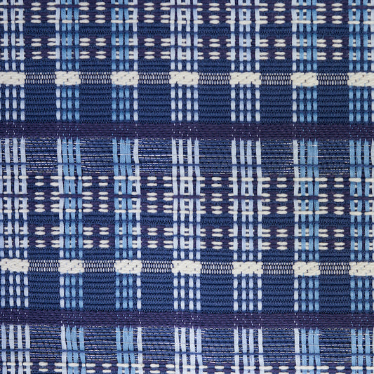 SCHUMACHER  SCANDINAVIAN MODERN ZEALAND CHECK PATTERN WOVENS PATTERN WOVENS DENIM   - 79070