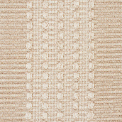 Beige woven textile with vertical rows of white dots; soft woven look, cozy fabric suitable for upholstery or apparel.
