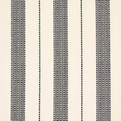 SCHUMACHER FABRIC  STRIPES REVISITS LUBECK STRIPE   BLACK   - 79094