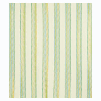 Cream fabric with vertical pale green and mint striped pattern; light, linen-like textile swatch.