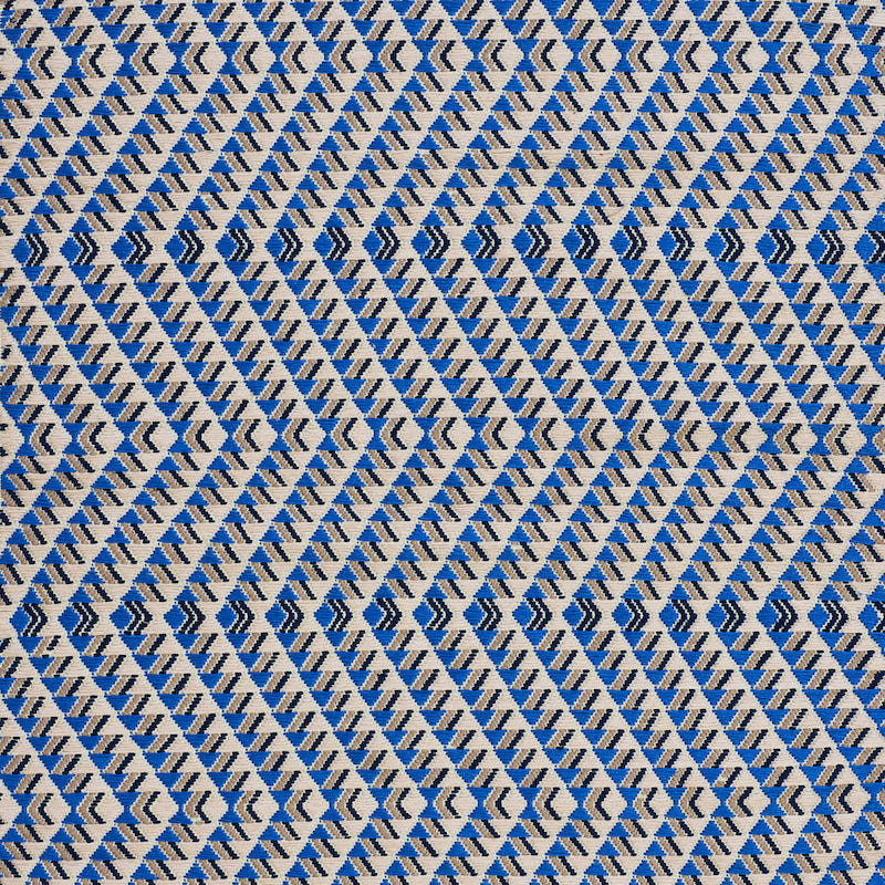 SCHUMACHER  A RUM FELLOW AMATES HAND WOVEN BROCADE PATTERNED WOVENS,HIGH PERFORMANCE,INDOOR & OUTDOOR PATTERNED WOVENS,HIGH PERFORMANCE,INDOOR & OUTDOOR OCEAN   - 79222