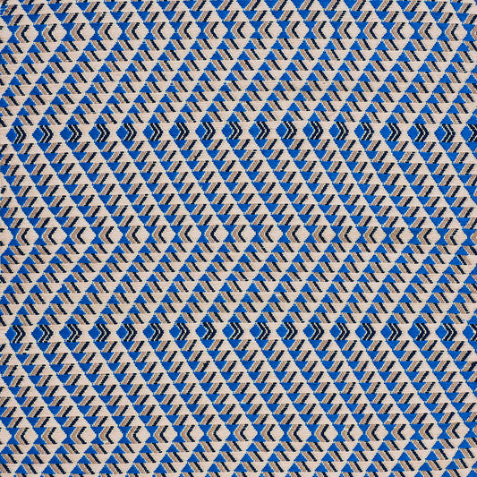 SCHUMACHER  A RUM FELLOW AMATES HAND WOVEN BROCADE PATTERNED WOVENS,HIGH PERFORMANCE,INDOOR & OUTDOOR PATTERNED WOVENS,HIGH PERFORMANCE,INDOOR & OUTDOOR OCEAN   - 79222