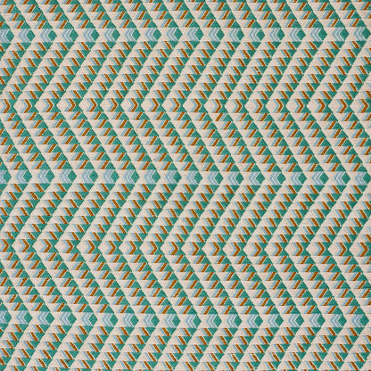 SCHUMACHER  A RUM FELLOW AMATES HAND WOVEN BROCADE PATTERNED WOVENS PATTERNED WOVENS DUCK EGG   - 79224