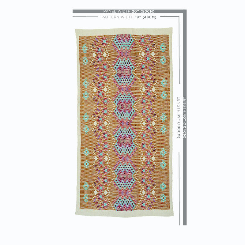 SCHUMACHER  A RUM FELLOW KAYA HAND WOVEN BROCADE PATTERN WOVENS PATTERN WOVENS MOSTAZA   - 79261