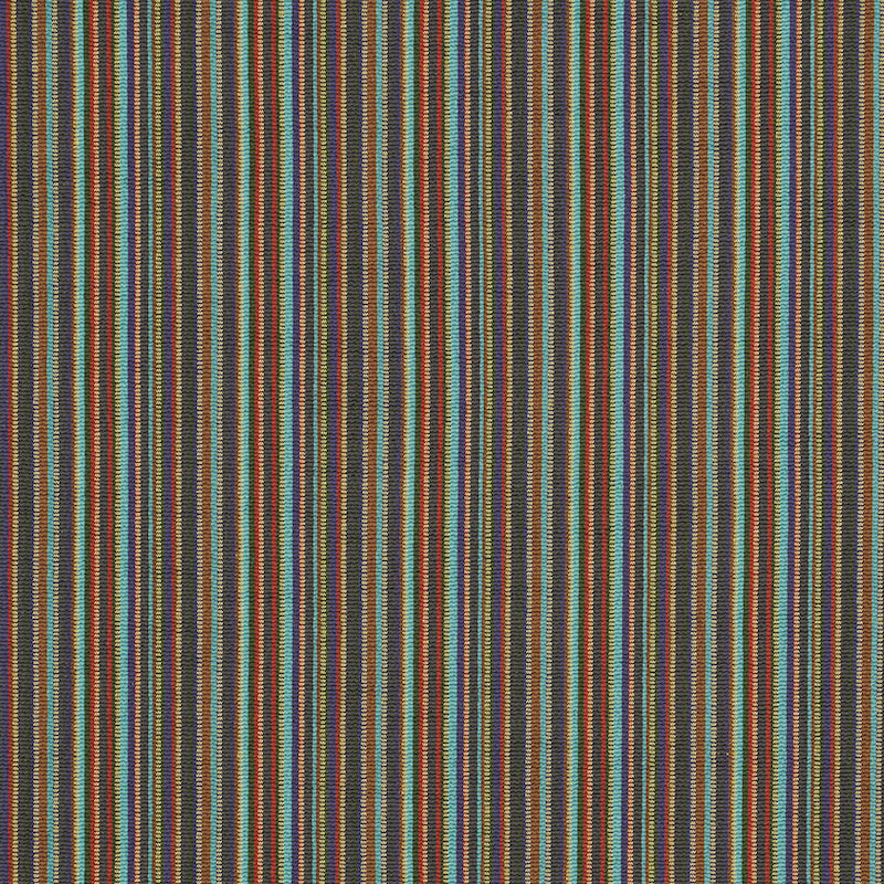 SCHUMACHER  RIVE GAUCHE SINOIR STRIPE PATTERN WOVENS PATTERN WOVENS MULTI   - 79351