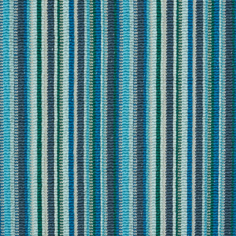 SCHUMACHER  RIVE GAUCHE SINOIR STRIPE PATTERN WOVENS PATTERN WOVENS BLUE   - 79352