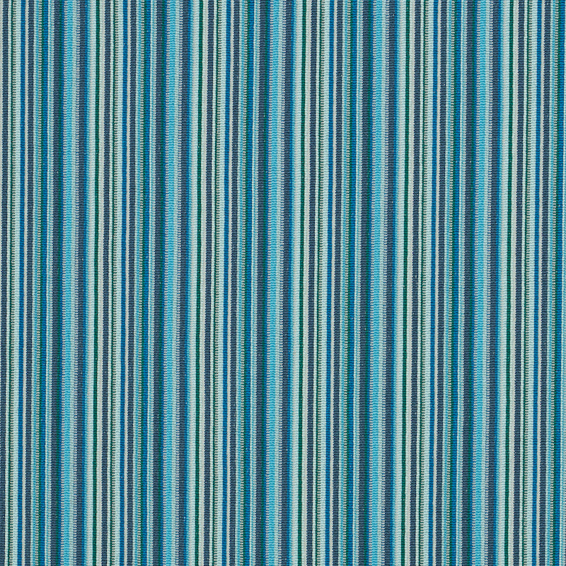 SCHUMACHER  RIVE GAUCHE SINOIR STRIPE PATTERN WOVENS PATTERN WOVENS BLUE   - 79352