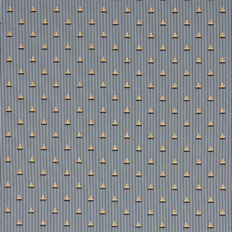 SCHUMACHER  MISTERIOSO LUDUS STRIPE PATTERN WOVENS PATTERN WOVENS BLACK   - 79360