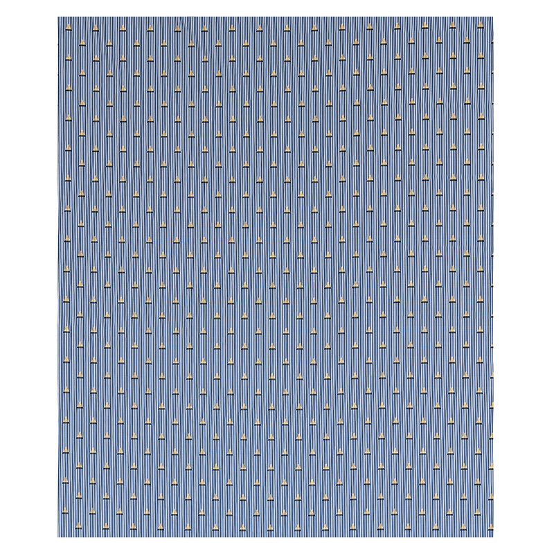 SCHUMACHER  MISTERIOSO LUDUS STRIPE PATTERNED WOVENS PATTERNED WOVENS BLUE   - 79361