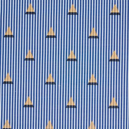 SCHUMACHER  MISTERIOSO LUDUS STRIPE PATTERNED WOVENS PATTERNED WOVENS BLUE   - 79361